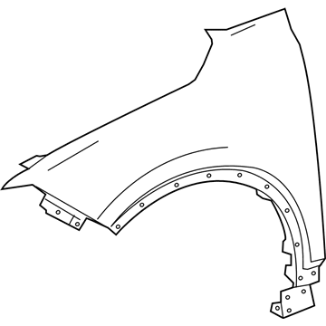 GM 84676688 Fender Assembly, Front