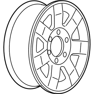 Hummer H3T Spare Wheel - 9598062