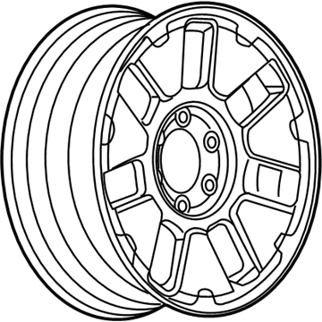 Hummer H3 Spare Wheel - 9598475