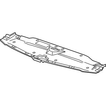 GM 23256452 Shield Assembly, Front Compartment Front Sight *Black