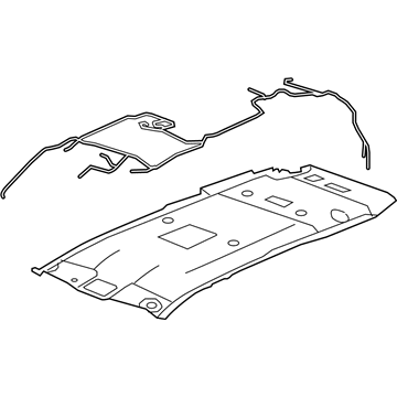 GM 22945095 Panel Assembly, Headlining Trim *Titanium