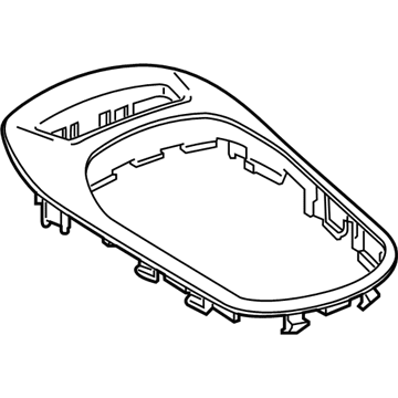 GM 84068508 Plate Assembly, Front Floor Console Trim *Japan Lack