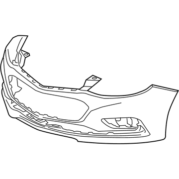 GM 84288772 Front Bumper Cover *Service Primer