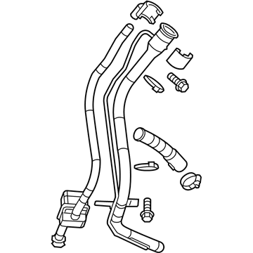 Chevrolet Volt Fuel Filler Hose - 22897847