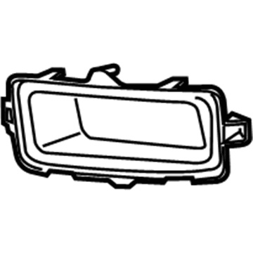 GM 22944879 Bezel Assembly, Front Fog Lamp *Chrome