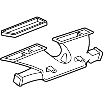 GM 15784793 Duct Assembly, Windshield Defroster Nozzle