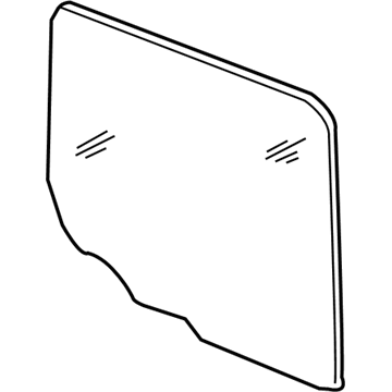 GM 15823108 Window Assembly, Rear Side Door