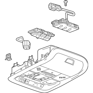 GM 84868469 Console Assembly, Rf *Ash Grey R