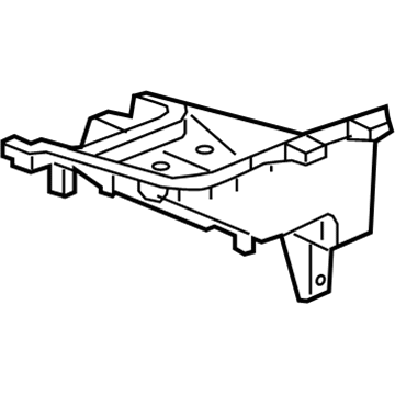GM 42631128 Tray Assembly, R/Flr Cnsl Stow *Snwflk Wht Pp