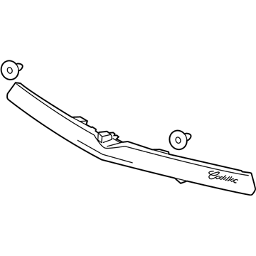 GM 23323446 Applique Assembly, Rear Closure Center *Galvano Silvv