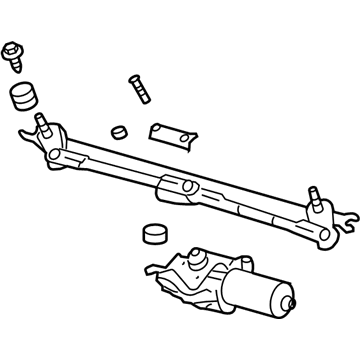 2006 Chevrolet Malibu Wiper Motor - 10381692