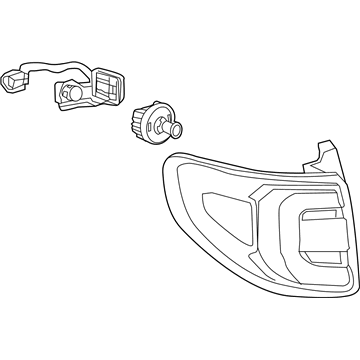 GM 84051376 Lamp,Rear Stop