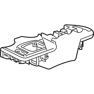 GM 84401115 Plate Assembly, F/Flr Cnsl Tr *Black