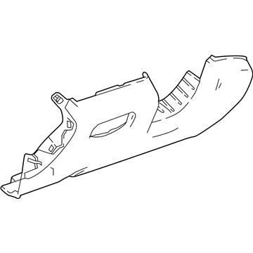 GM 84360623 Bolster Assembly, Instrument Panel Knee *Dark Atmosphr