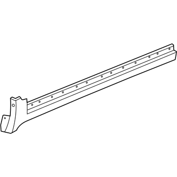 GM 95374123 Molding Assembly, Rocker Panel Front *Service Primer