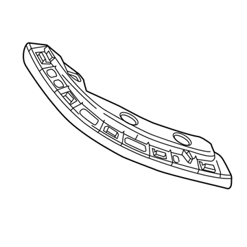 GM 92286216 Bracket, Rear Fascia Lwr Sig Lp