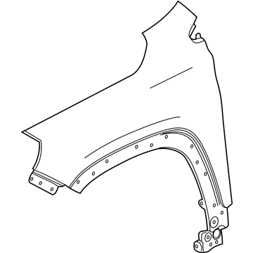 GM 84278262 Fender, Front