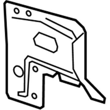 GM 23116644 Gusset, Front Compartment Inner Side Rail