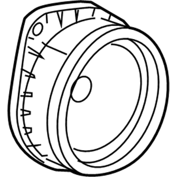 GM 13240968 Speaker Assembly, Radio Front Side Door,Drawing