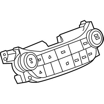 GM 23168355 Control Assembly, Amplitude Modulation/Frequency Modulation Stereo Radio