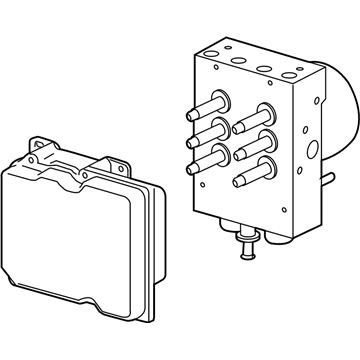 2008 Chevrolet Suburban ABS Control Module - 19417210