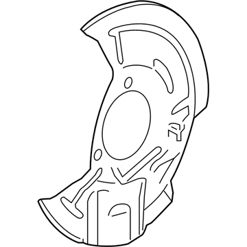 GM 23377440 Shield, Front Brake