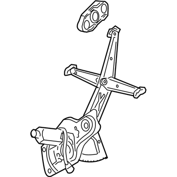 GM 92178259 Front Side Door Window Regulator Assembly