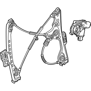 GM 84216130 Front Side Door Window Regulator Assembly