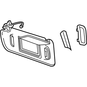 GM 23393315 Sunshade Assembly, . *Platinum M