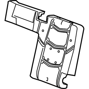 GM 23444550 Pad, Rear Seat Back