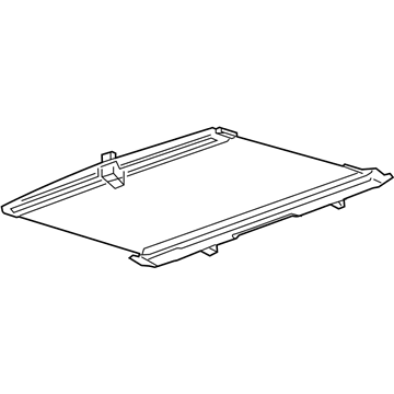 GM 84667290 Sunshade Assembly, Sun Rf *Grey R