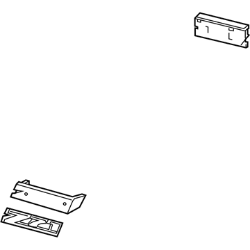 GM 23432558 Plate Assembly, Front Grille Name