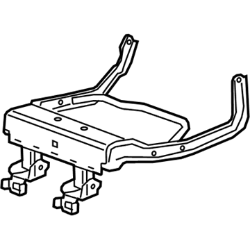 GM 13522228 Frame Assembly, 3Rd Row Seat Cushion Rear