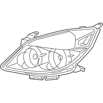 GM 25854633 Capsule/Headlamp/Fog Lamp Headlamp