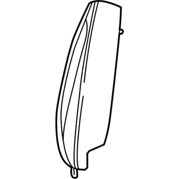 GM 95248122 Pad Assembly, Rear Seat Back Side Bolster *Less Finish