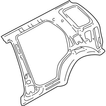 GM 30021107 Panel,Side Body Inner,LH (On Esn)