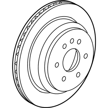 GM 23387173 Rear Brake Rotor