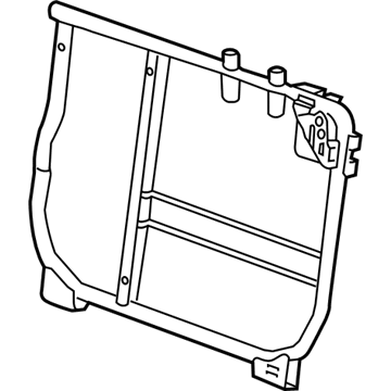 GM 84120330 Frame Assembly, Rear Seat Back