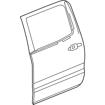 GM 22785929 Panel, Rear Side Door Outer (Rh)