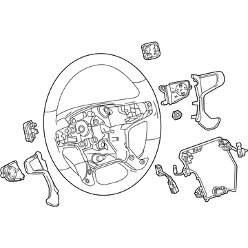 GM 84483769 Steering Wheel Assembly *Cocoa