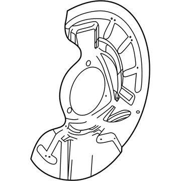 2018 Buick Regal Brake Backing Plate - 23384702