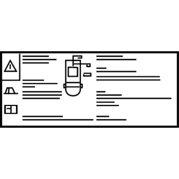 GM 84292112 Label, Battery Warning