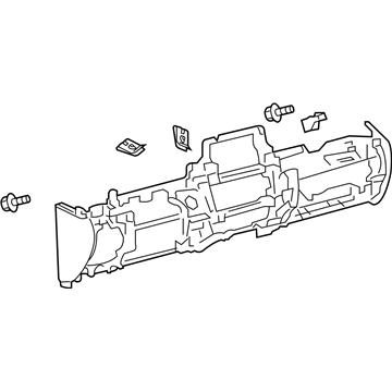 Pontiac Vibe Dash Panel Vent Portion Covers - 19184040