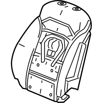 GM 84028009 Pad Assembly, Front Seat Back