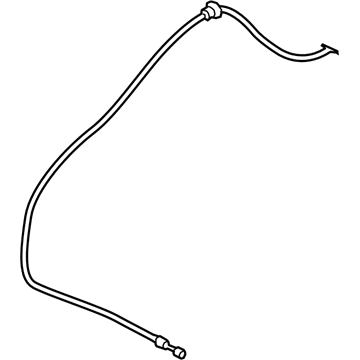 2018 Chevrolet City Express Hood Cable - 19317414