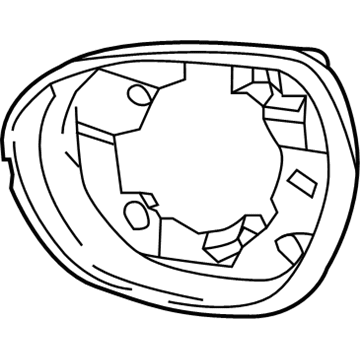 GM 23228350 Bezel, Outside Rear View Mirror Housing *Service Primer