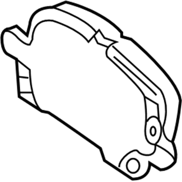 2016 Buick Envision Brake Pad - 23301397