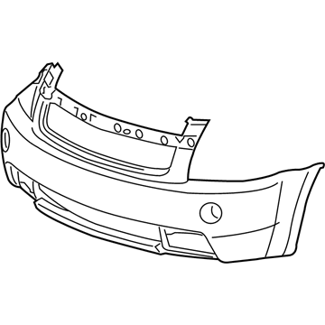 GM 19120949 Front Primered Bumper Cover