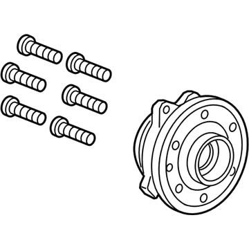 GM 23251497 Hub Assembly, Front Wheel (W/ Bearing)