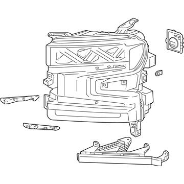 GM 84547821 Front Headlight Assembly